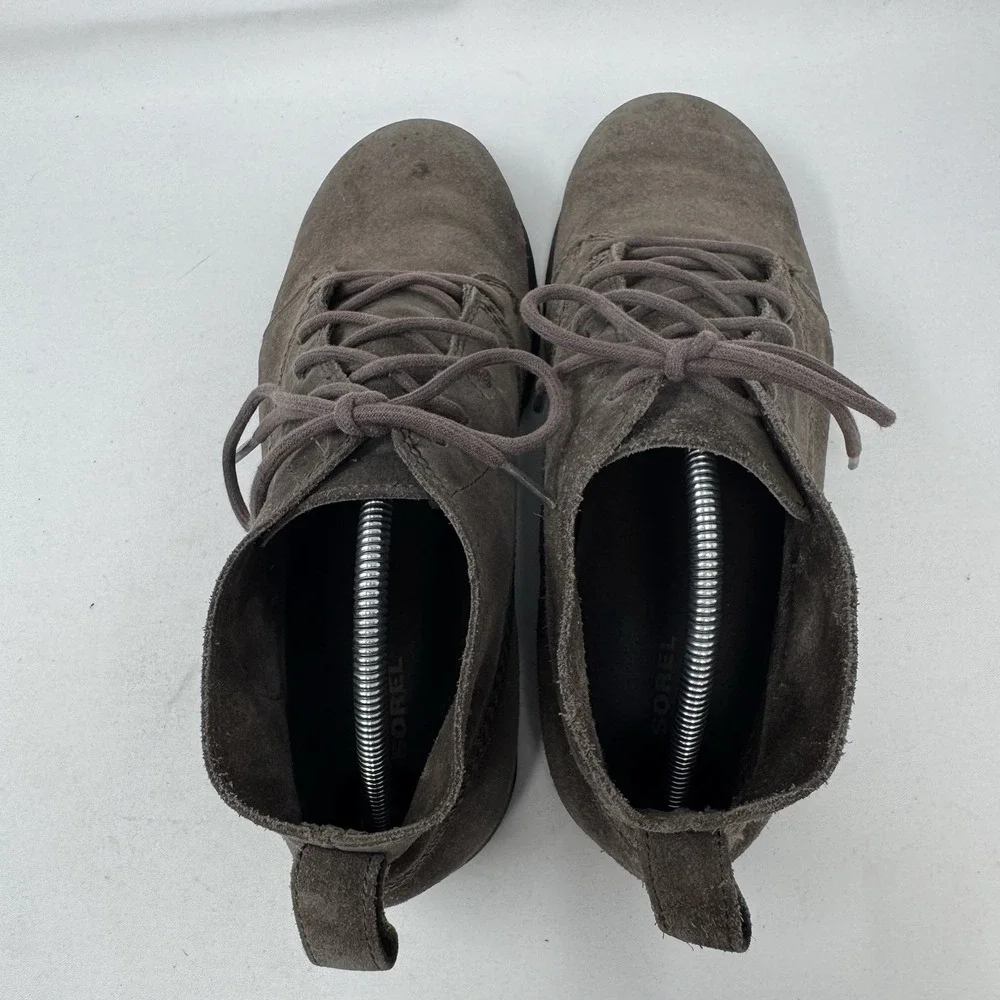 *FLAWS‎ Sorel Mens Greely Boots Chukka Brown Suede NM1981-255 US 10